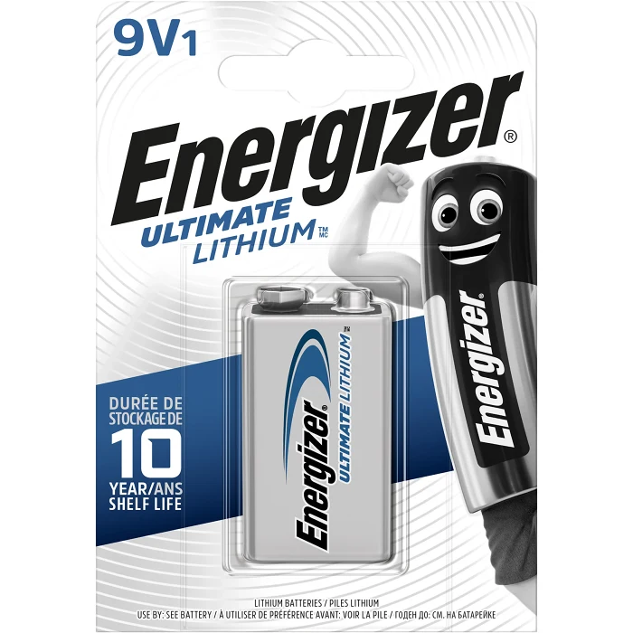 Batteri Lithium 9V 1-p Energizer