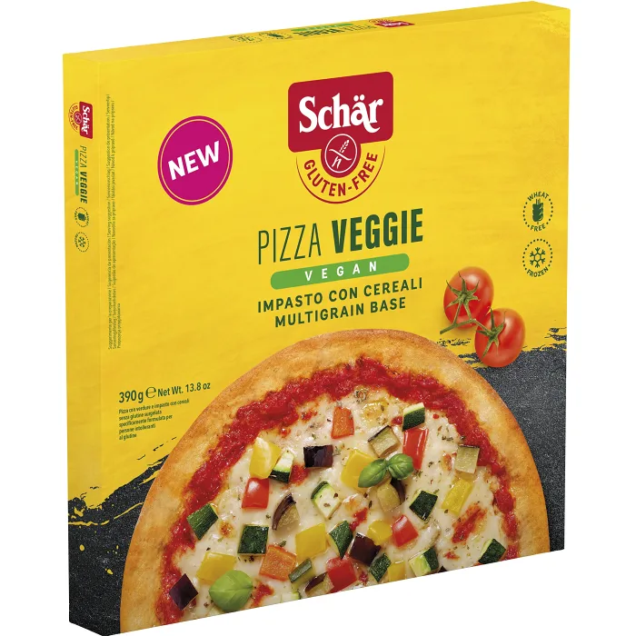 Pizza Veggie Fryst 390g Schär