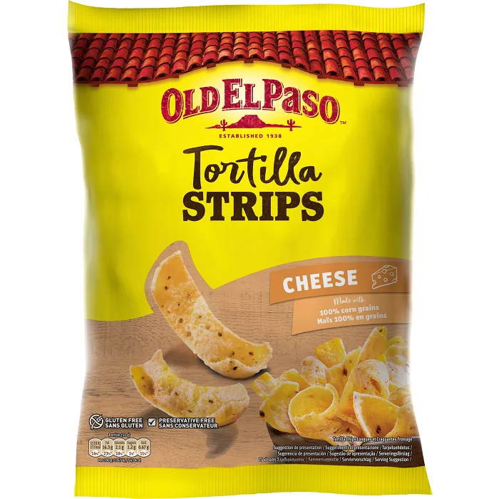 Tortillas strips Ost 185g Old El Paso