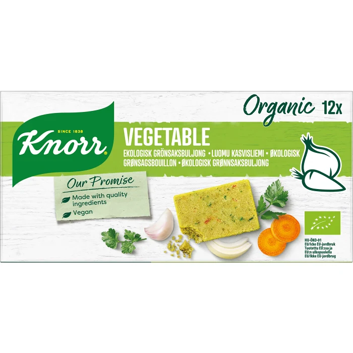 Buljong Grönsak Ekologisk 12-p Knorr