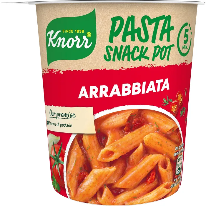 Pasta Snack Pot Arrabbiata 66g Knorr
