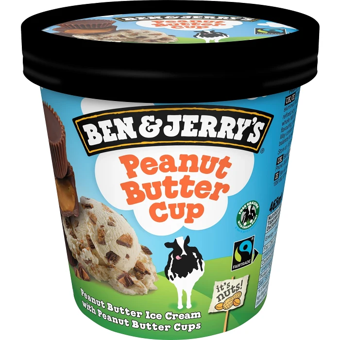 Glass Peanut Butter Cup 465ml Ben & Jerrys