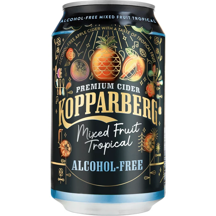 Cider Tropical alkoholfri 33cl Kopparbergs