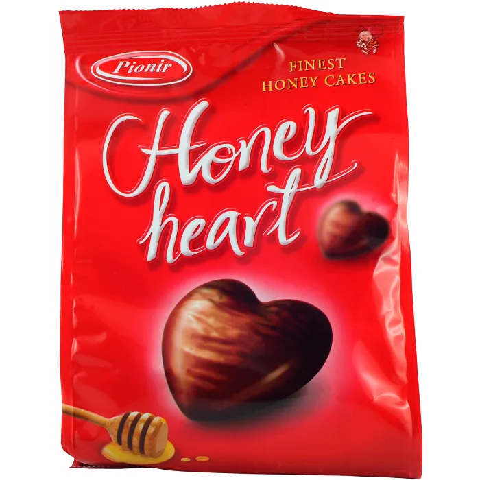 Honungskaka Honey heart 350g Pionir