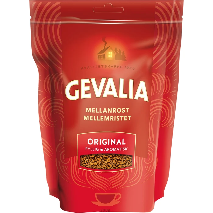 Snabbkaffe Original Mellanrost Refill 200g Gevalia