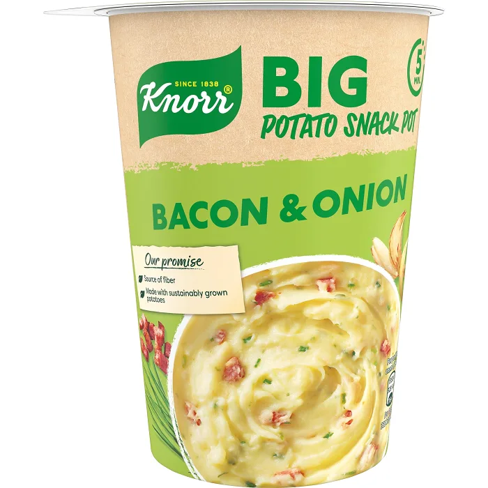 Snack Pot Bacon & Onion 76g Knorr