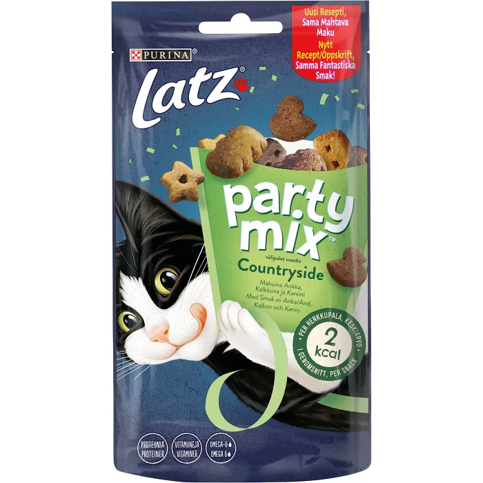 Kattsnacks Party Mix Countryside 60g Latz