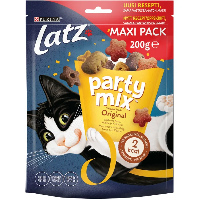 Kattsnacks Party mix Original 200g Latz