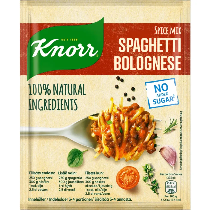 Matmix Spaghetti Bolognese 38g Knorr