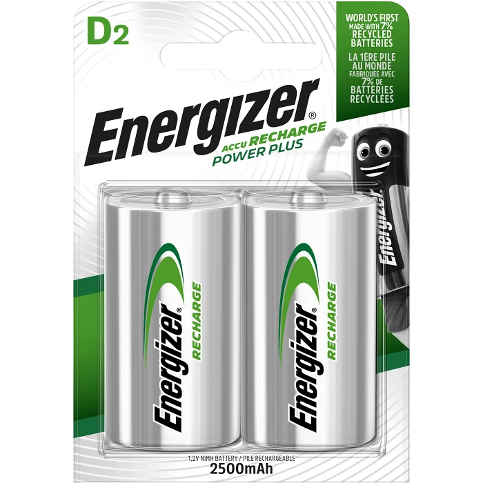 Batteri ECO D Laddbara 2-pack