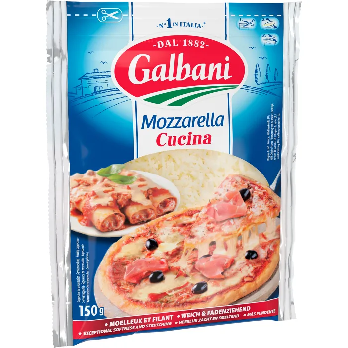 Mozzarella Riven 150g Galbani