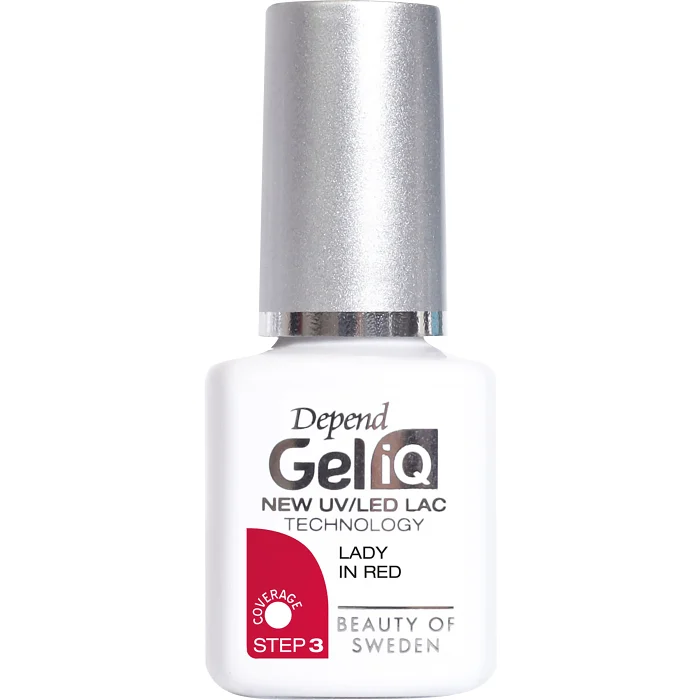 Nagellack Gel iQ Lady in Red Depend