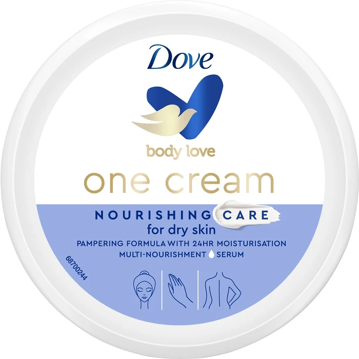 Bodycream Nourishing care One Cream for dry skin 250ml Dove