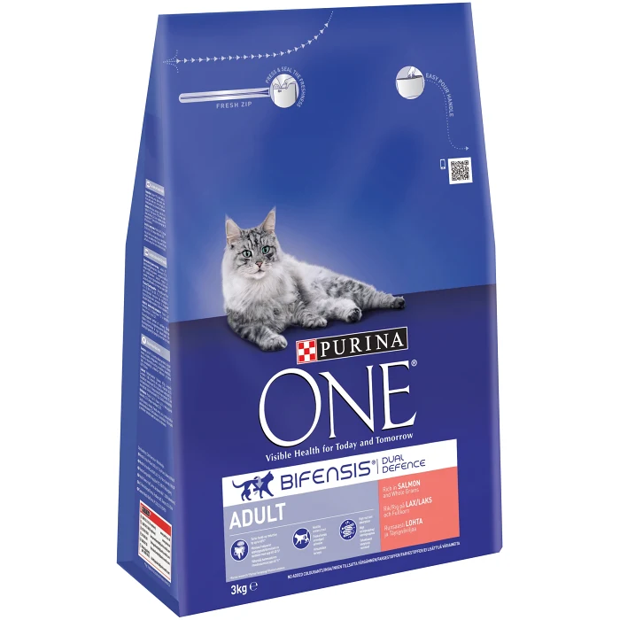 Kattmat Lax & ris 3kg Purina ONE