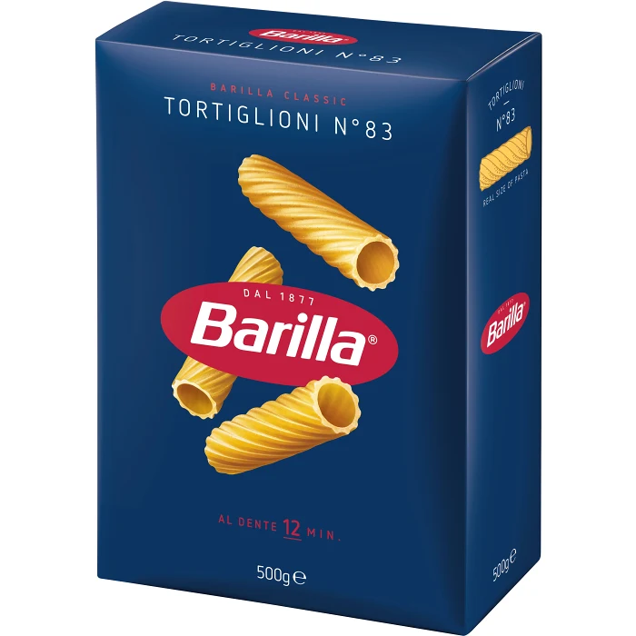 Pasta Tortiglioni 500g Barilla