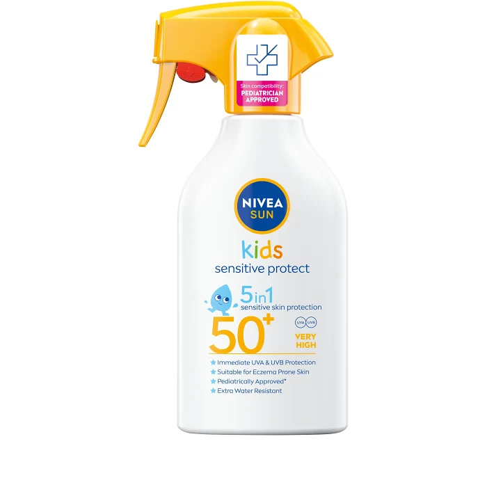 Solskydd Kids Sensitive Spray SPF50+ 270ml Nivea Sun