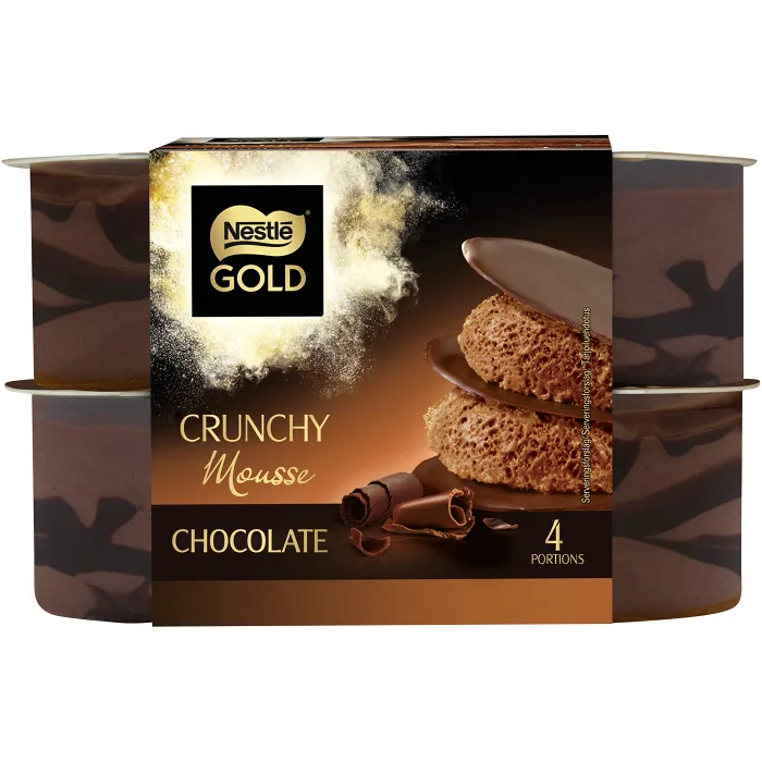 Mousse Crunchy Chocolate 4-p 57g Nestle