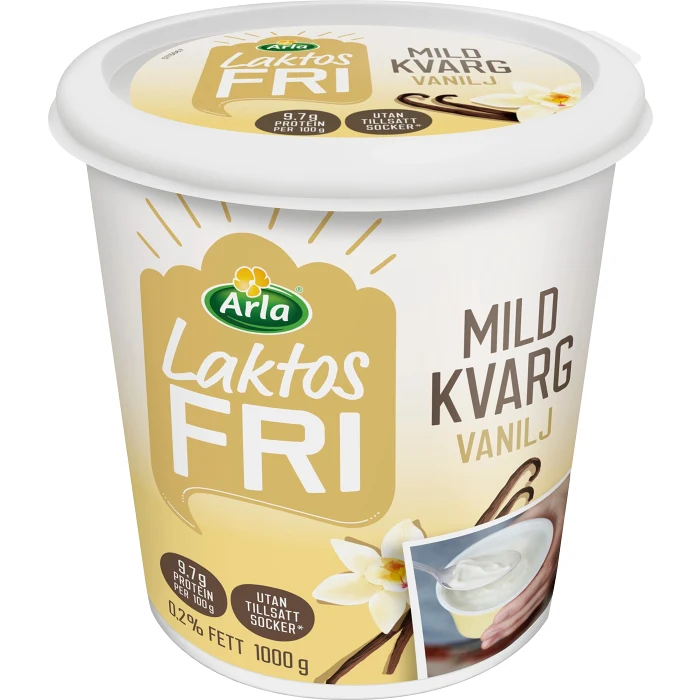 Mild Kvarg Vanilj Laktosfri 1000g Arla®