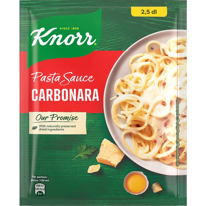 Pulversås Carbonara 27g Knorr