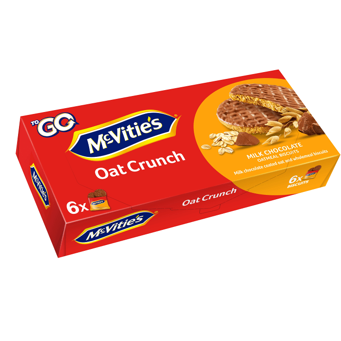 Oat Crunch Mjölkchoklad 6x2 225g Mcvitie's