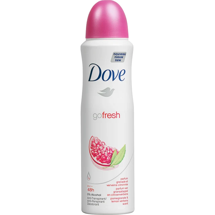 Deodorant Body Spray Go Fresh Pomegranate & Lemon Verbena 150ml Dove