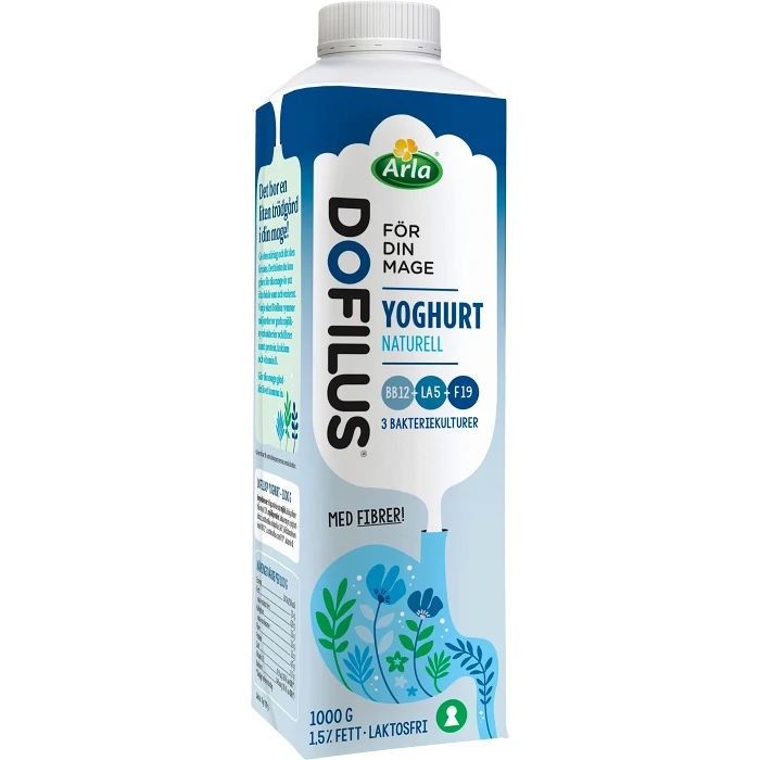 Yoghurt Dofilus Naturell 1,5% Laktosfri 1000g Arla®