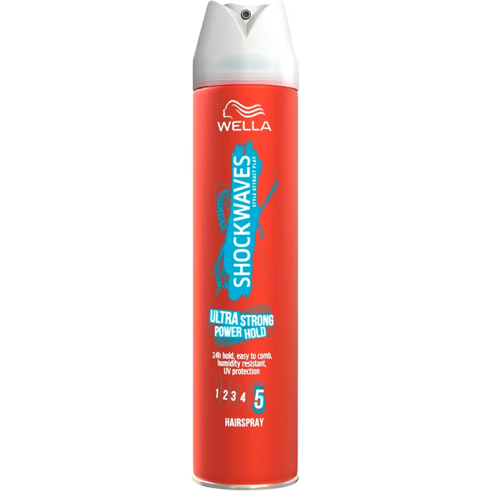 Ultra strong power hold Hårspray 250ml Shockwaves Wella