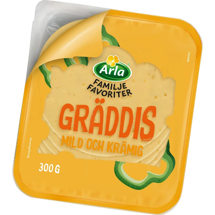 Familjefav Gräddis skivad ost 300 g  Arla