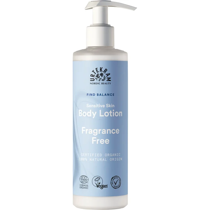 Body Lotion Find Balance Fragrance Free Ekologisk 245ml URTEKRAM