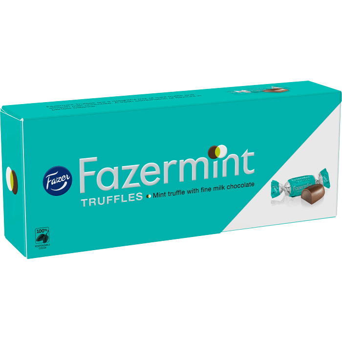 Truffles Mint Milk Chocolate 228g Fazer