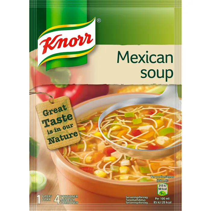 Mexicanasoppa 4 portioner 1l Knorr
