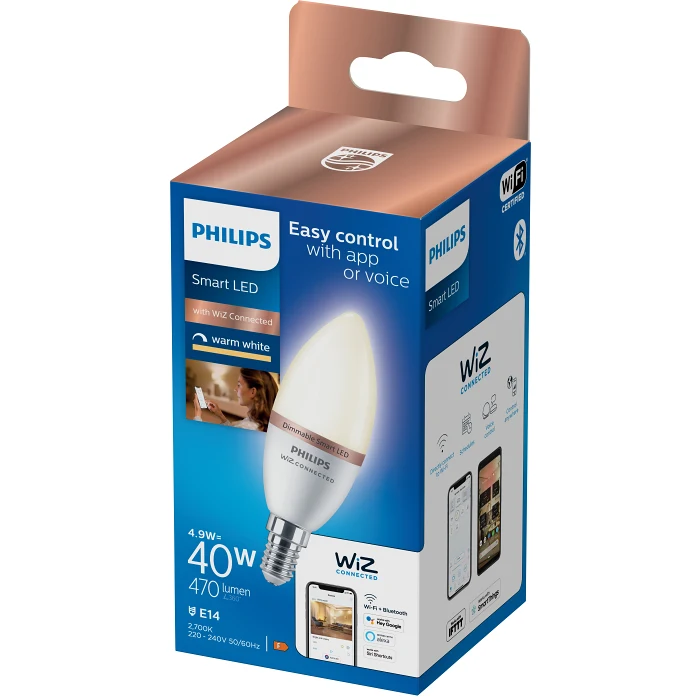 SMART LED WiZ KRON 40W E14 Dimbar Philips