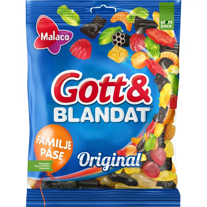 Godis Gott & Blandat Original 400g Malaco
