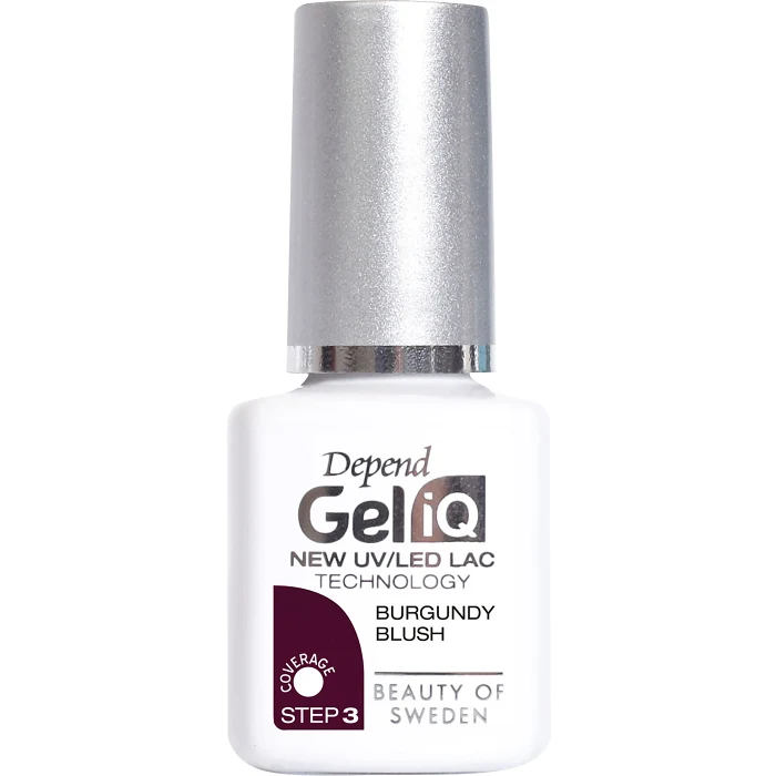 Nagellack Gel iQ Burgundy Blush 5ml Depend