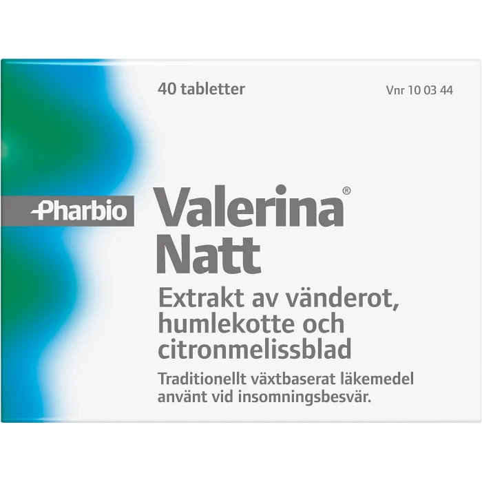 Naturläkemedel Valerina Natt 40-p Pharbio