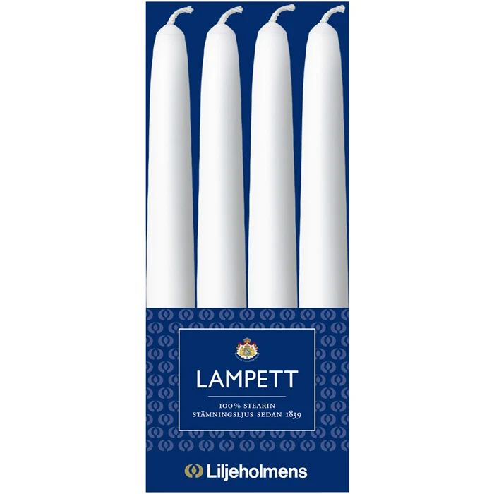 Lampettljus Vit 4-p Liljeholmens