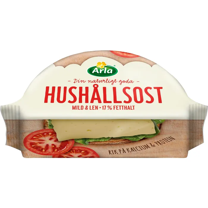 Hushållsost mild 17% ca 500g Arla