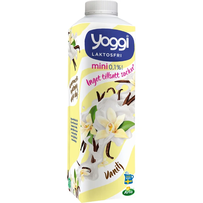 Yoghurt Mini Vanilj 0,1% Laktosfri 1000g Yoggi®