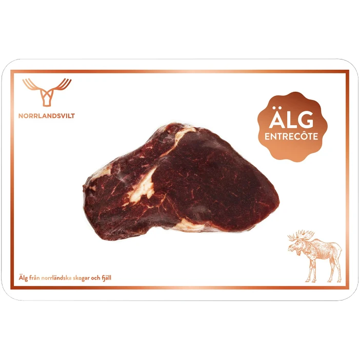 Älgentrecôte ca 250g Norrlandsvilt