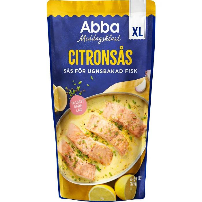 Citronsås för ugnsbakad lax 375g Abba