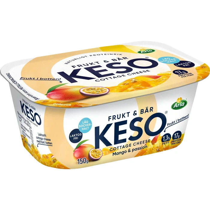 Cottage Cheese Frukt & Bär mango passion 1,3% 500g KESO®