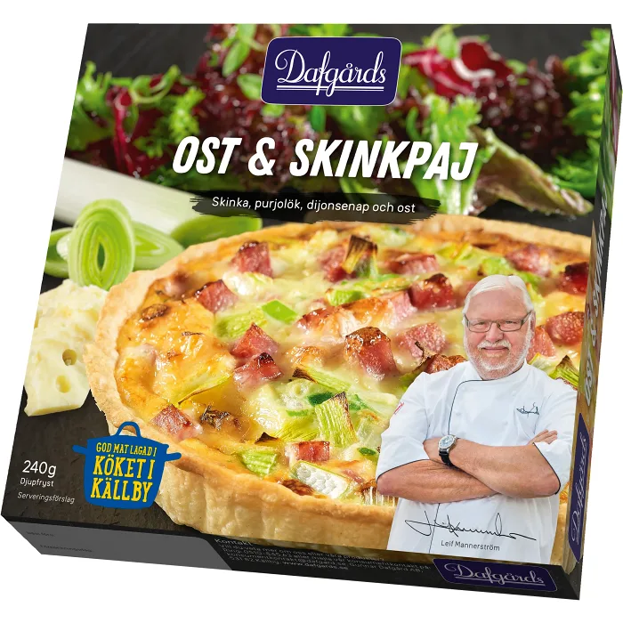 Ost/skinkpaj 240 g Familjen Dafgård | Handla mat online från din lokala ...