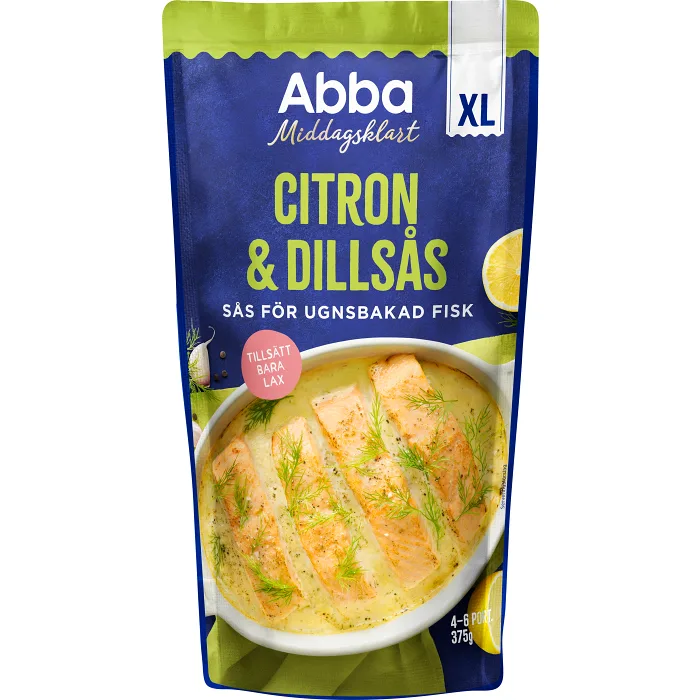 Citron & Dillsås XL 375g Middagsklart Abba
