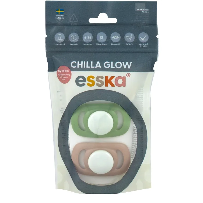 Napp Chilla Glow Silikon 2-p Esska