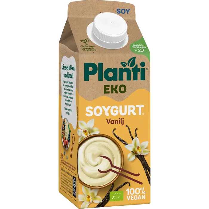 Soygurt Vanilj Eko 750l Planti