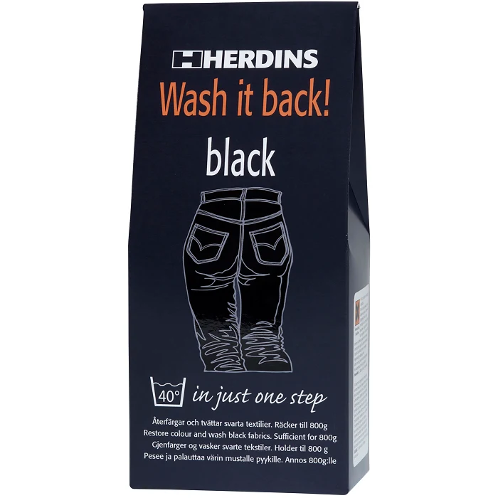 Wash it back! 400g Black Herdins