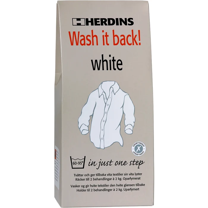 Wash it back! 400g White Herdins