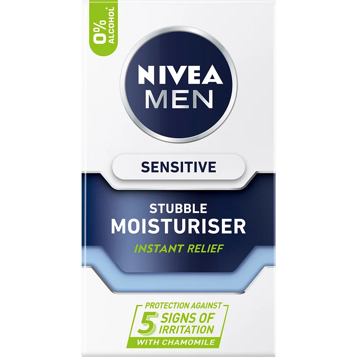 Ansiktskräm Sensitive Stubble Moisturiser 50ml NIVEA MEN