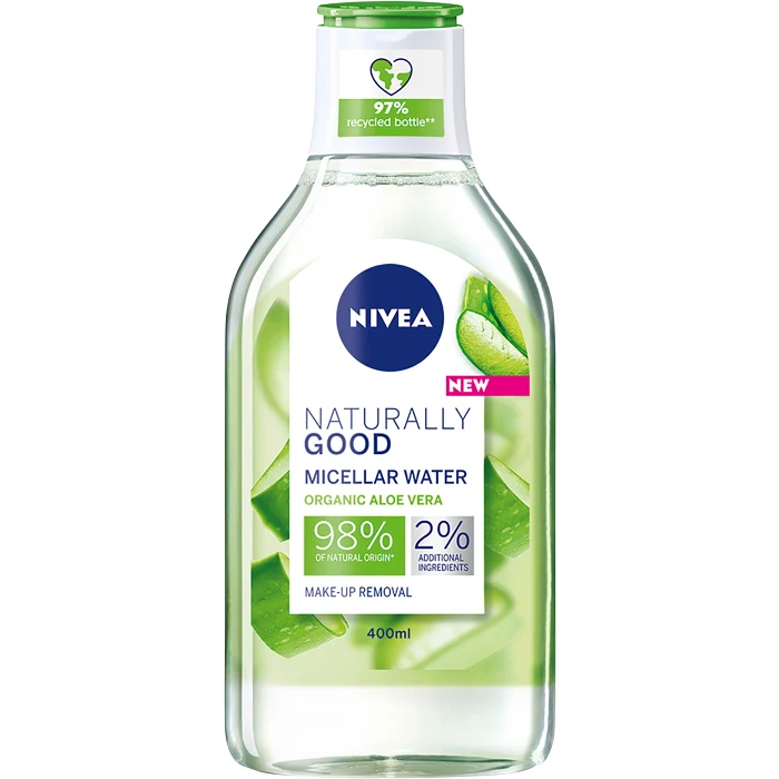 Micellärt Vatten NIVEA Naturally Good Micellar Water 400ml NIVEA