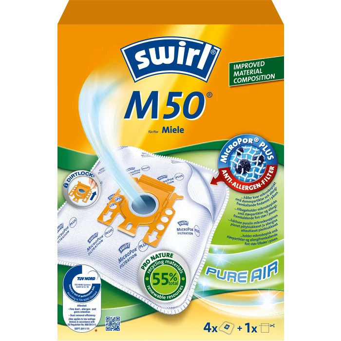 Dammsugarpåse M50 4-pack Swirl